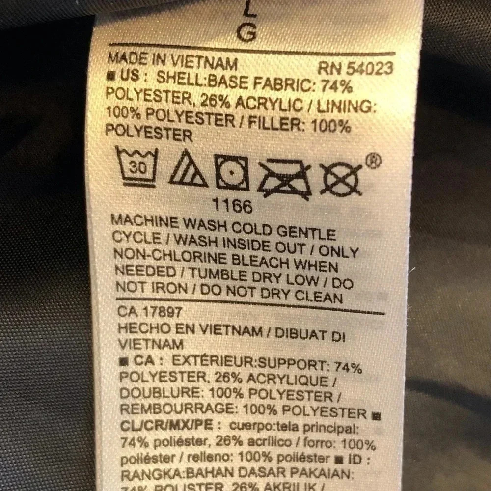 Old Navy Faux Shearling Vest, Black, Large - Picture 5 of 5